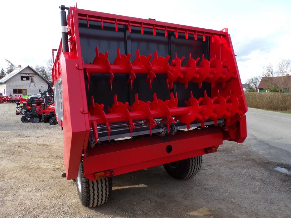 rozrzutnik obornika JOLMET 6t TANDEM/ adapter poziomy 2x ślimak