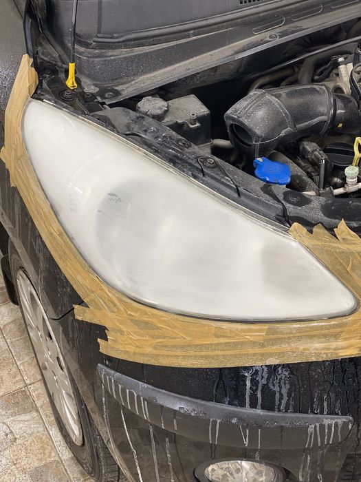 Полировка фар, Тонировка фар и оклейка защитной бронепленки, Детейлинг