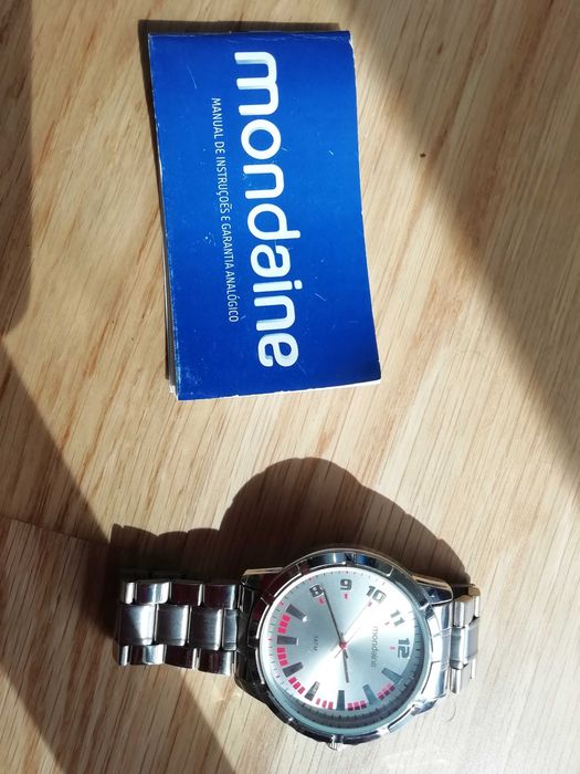 Relógio Masculino Mondaine em Aço Inoxidável