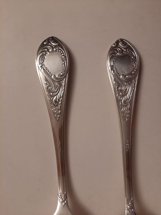 Українське срібло 875 проби набір столові ложка + виделка