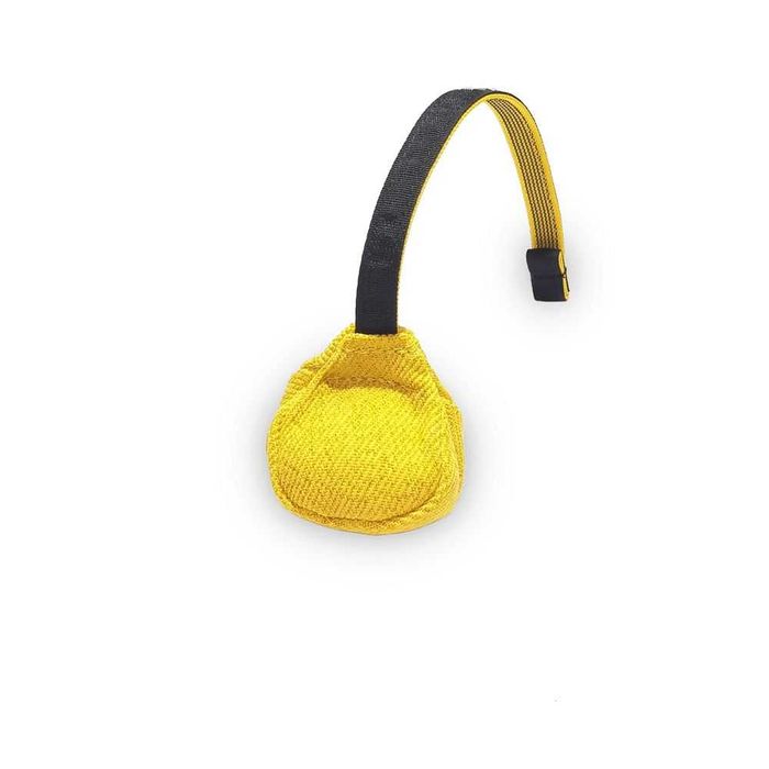 Piłka dla psa saszetka z uchwytem prostym fi 10cm(+/-)materiał ringowy