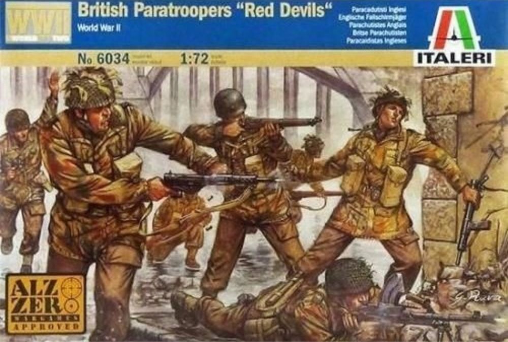 Figurki British Red Devils model 1:72 Italeri 6034