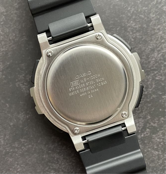 Годинник Casio WS-1200H-1A новий оригінал fishing timer для риболовлі