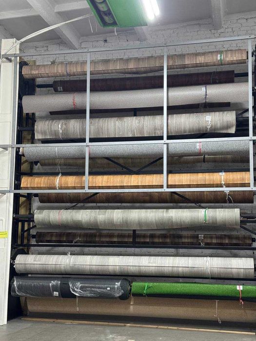 Механічний стелаж для зберігання рулонів