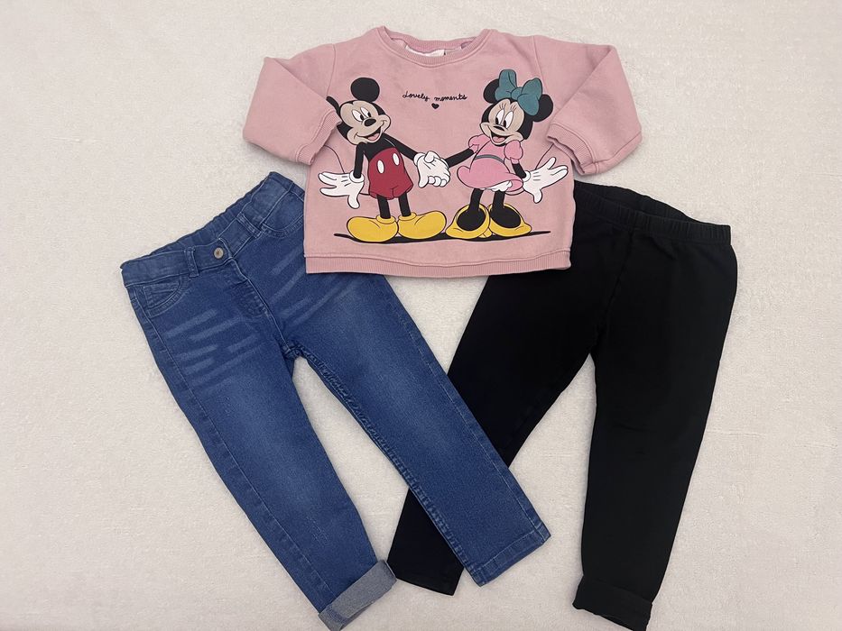 Комплект лот вещей реглан джинсы лосины zara