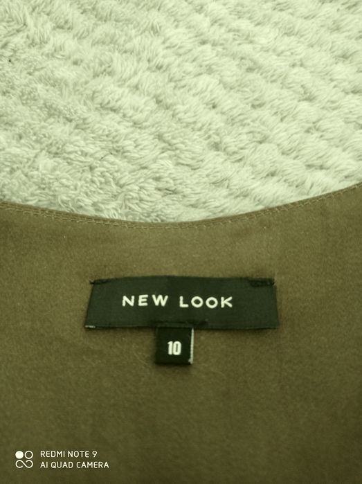 Koszula satynowa khaki moro