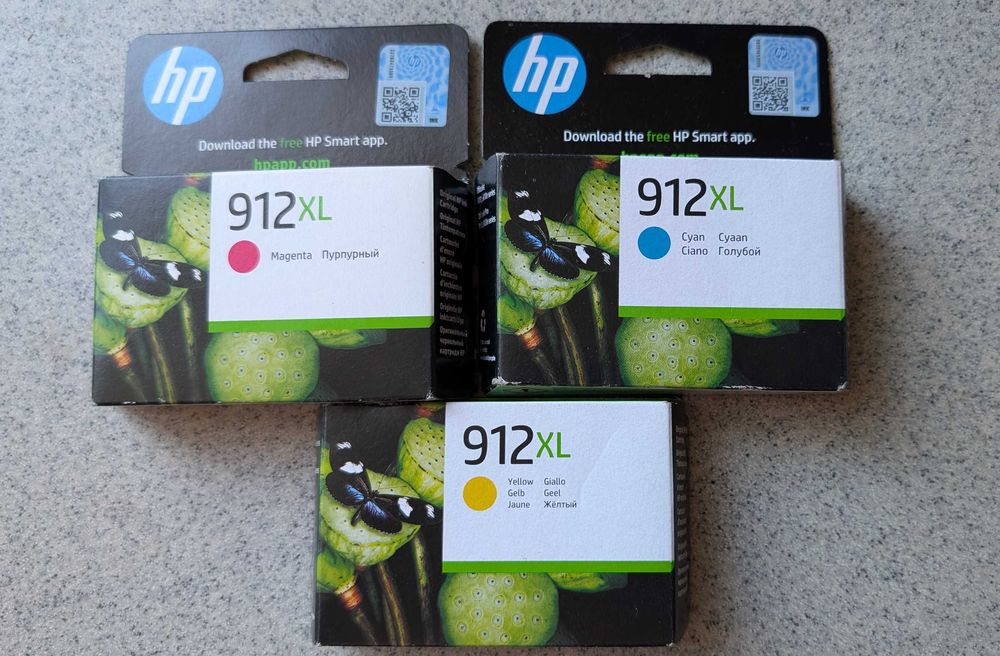Картридж HP 912XL  (Magenta, Cyan, Yellow)