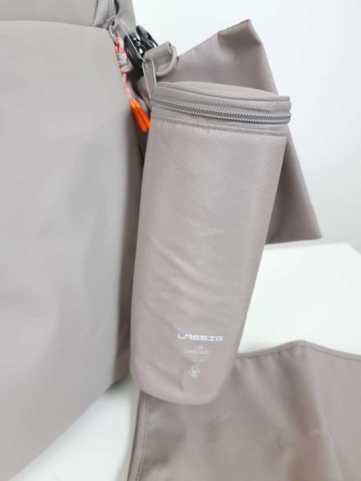 NOWY LASSIG Plecak organizer dla mamy Slender Up Taupe miejski+dodatki