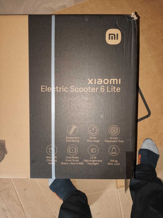 Hulajnoga Scooter Xiaomi 6 Lite NOWA