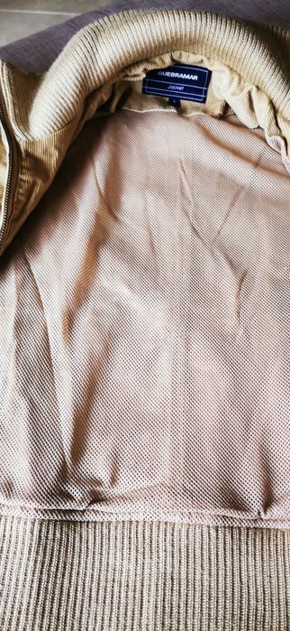 Jaqueta beje da Quebramar