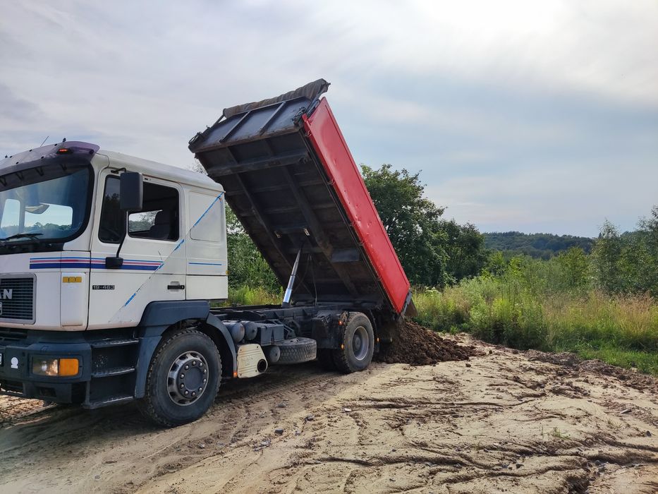 Usługi koparką , transport