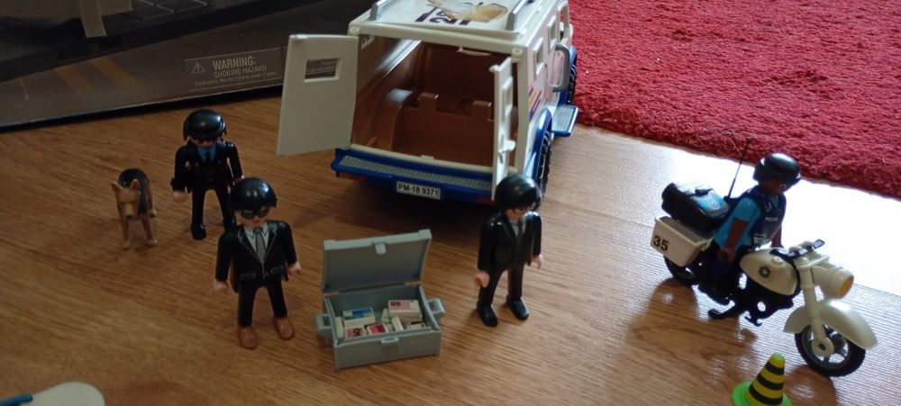 Playmobil barco e carro