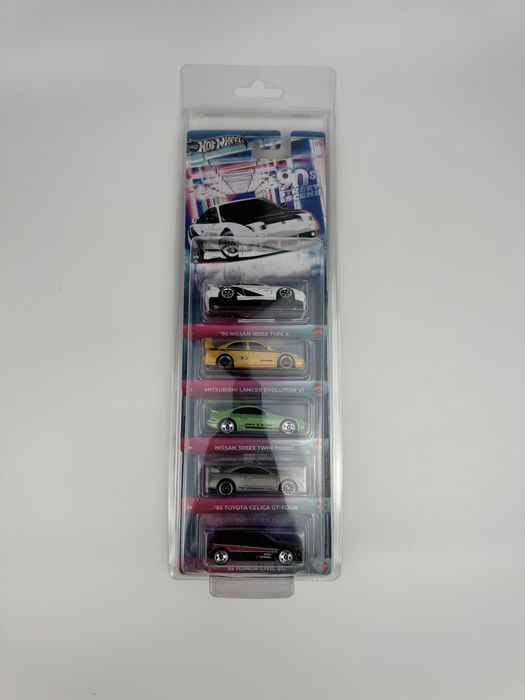 Hot Wheels Podłużny Protektor Protector Case na set 5 Długa Karta Long