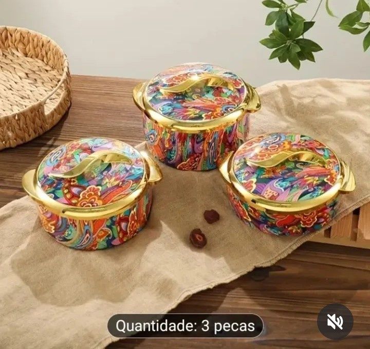 Conjunto Aquecedor Alimentos