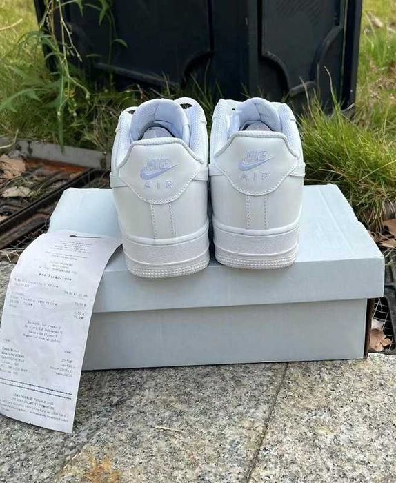 Nike Air Force 1 One All White 38