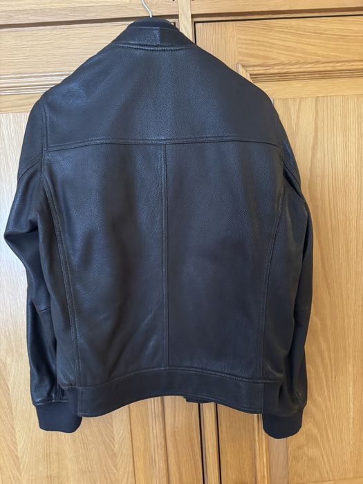 Casaco estilo bomber pele Massimo Dutti tamanho L