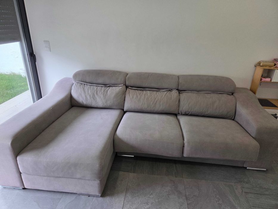 Sofá Canto cinzento