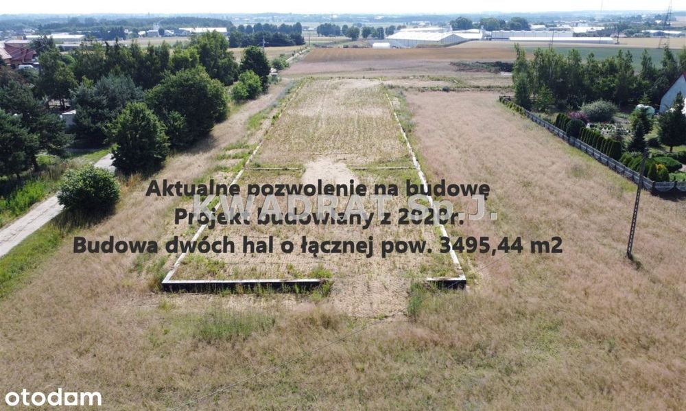 Działka inwestycyjna pow. 2,0212ha - Chojęcin