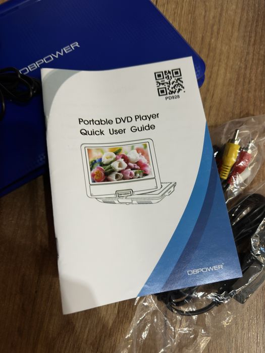 портативний DVD-програвач DBPOWER з великим HD-екраном 15,6