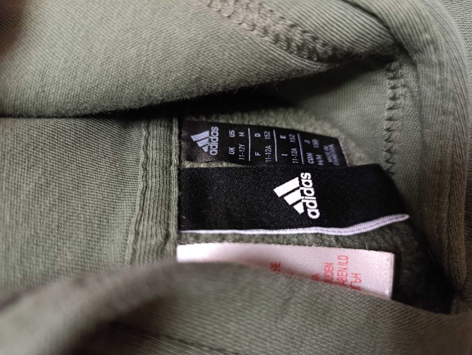 Худі, кофта з капішоном спортивна дитяча, підліткова Adidas