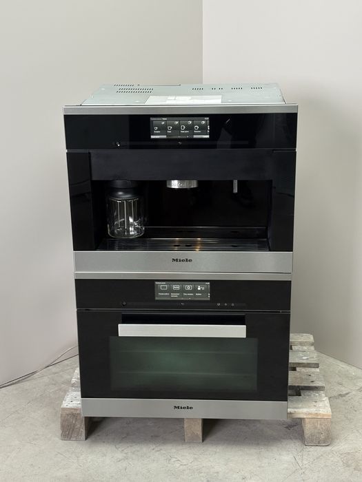 Комплект Miele CVA6805 кавомашина + DGC6805 комбіпароварка, преміум техніка