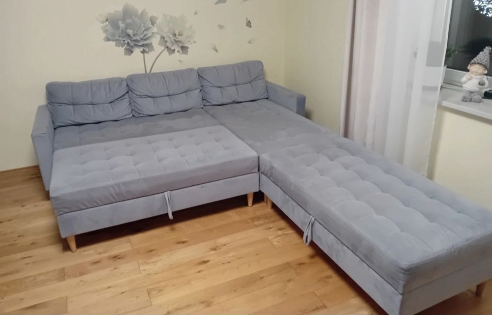 Narożnik w stylu skandynawskim