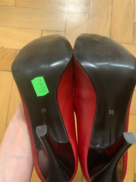 Skórzane szpilki VERONICA ROSELLE Buty damskie 38r