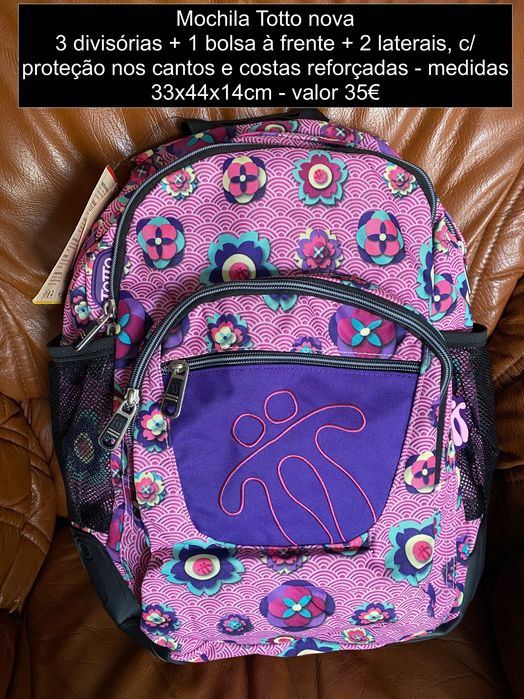 Mochilas Totto e Tróleis escolares (Novo)
