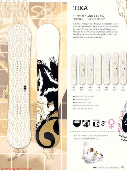 Deska snowboard Atomic Tica 151, wiązania FORUM