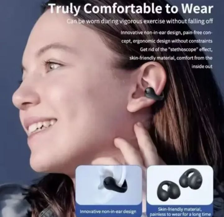 Бездротові навушники кліпси