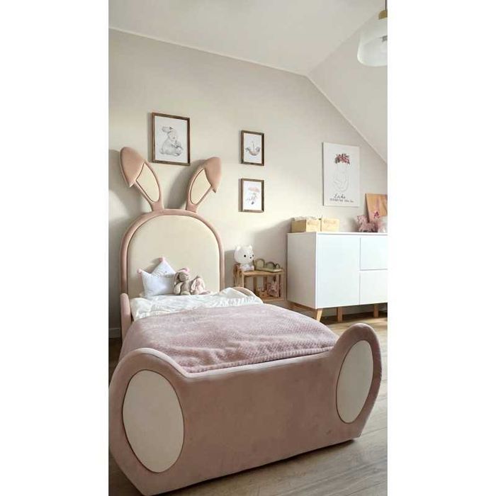 Łóżko KRÓLIK z pojemnikiem rozmiary 80/90/100/x160/180/190/200