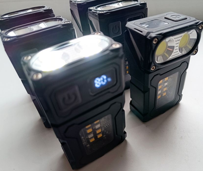 Фонарь тактический повербанк с поворотной головой