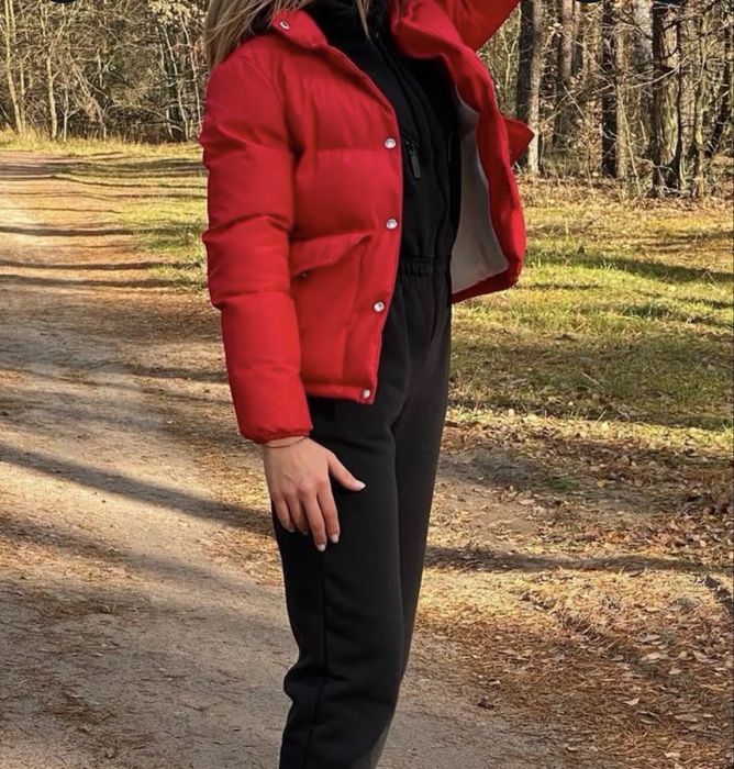 Куртка тепла червона Nikas.ua