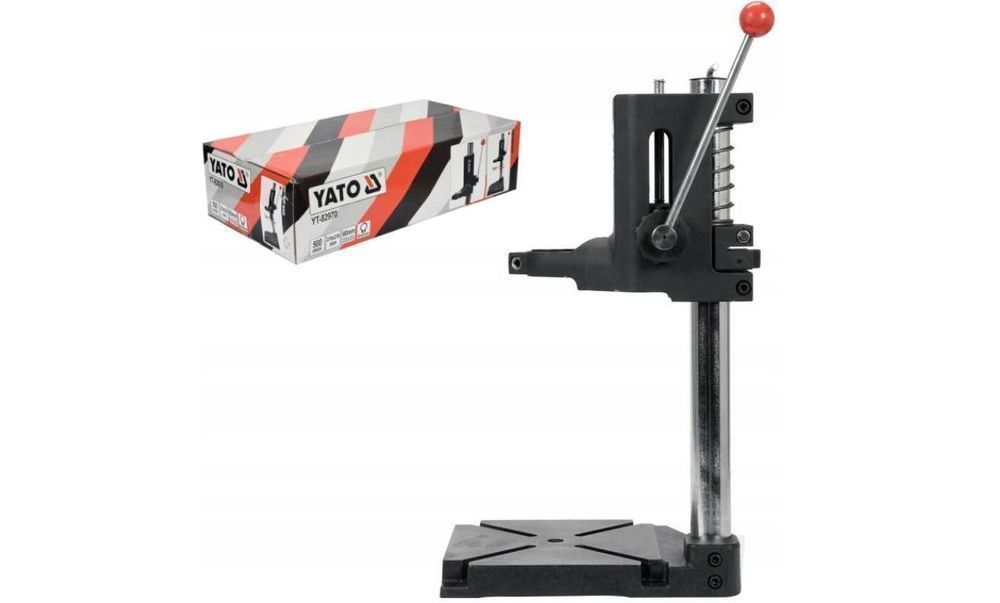 Nowy Stabilny STATYW NA WIERTARKĘ 43MM 500MM Profesjonalny YATO