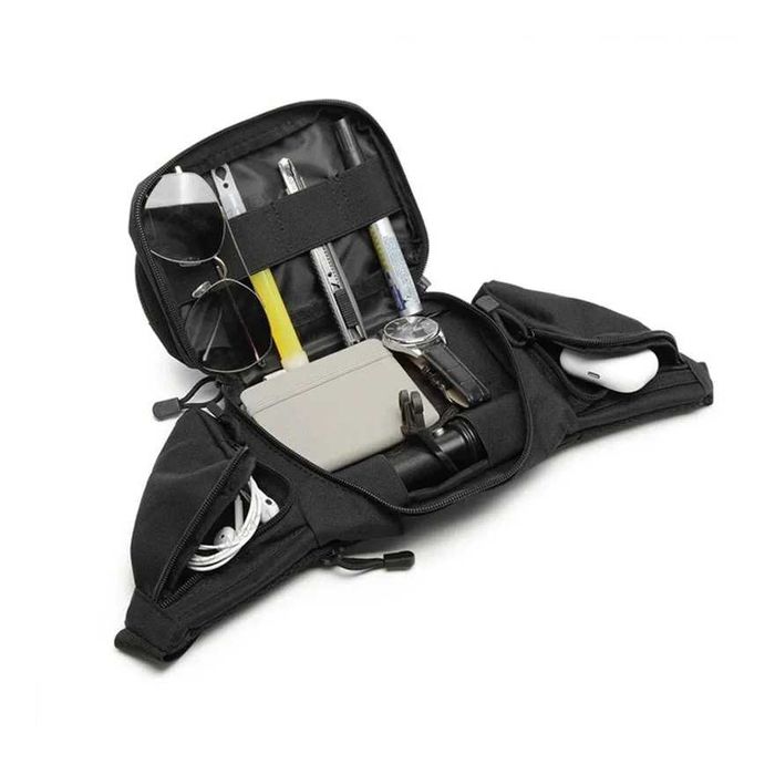 Bolsa Táctica de Cintura Impermeável para Moto