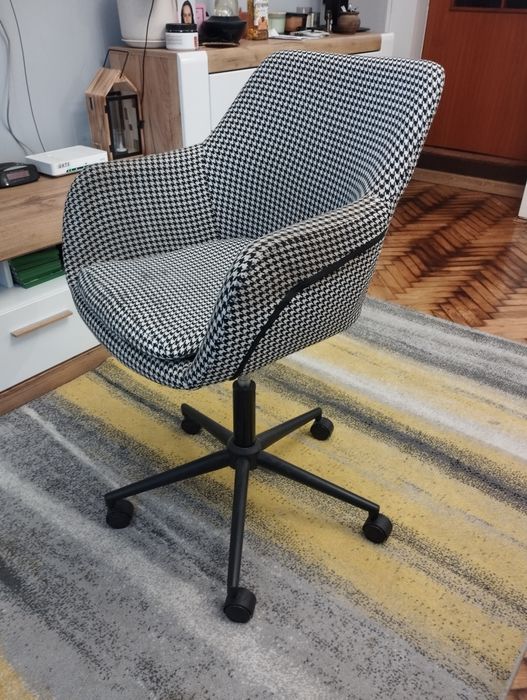 Fotel krzesło biurowe obrotowe vintage stylowe