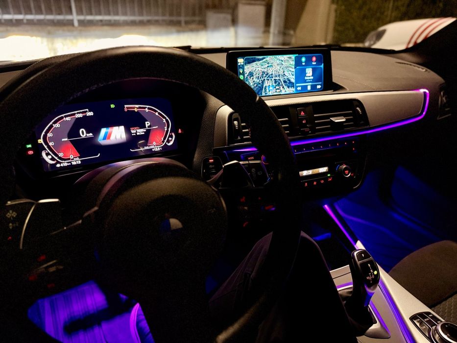 Quadrante Digital com Carplay para BMW F20 F21 F22 F23 F48 F49 F39.