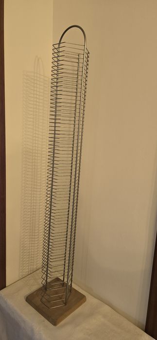 Stojak na 64 x Cd płyty 114cm wys podstawa  20x20cm