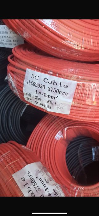 кабель для сонячних панелей  4мм