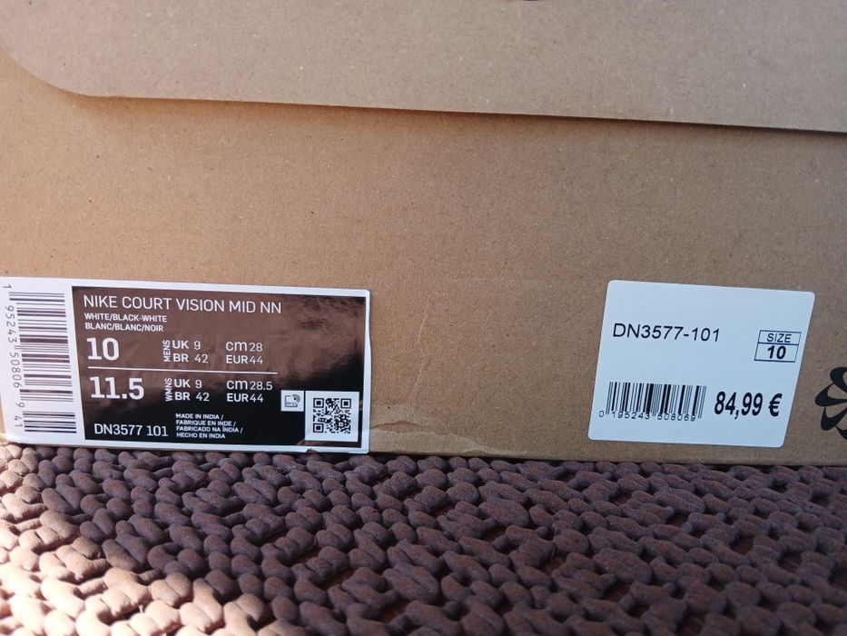 Buty nike court vision r.44