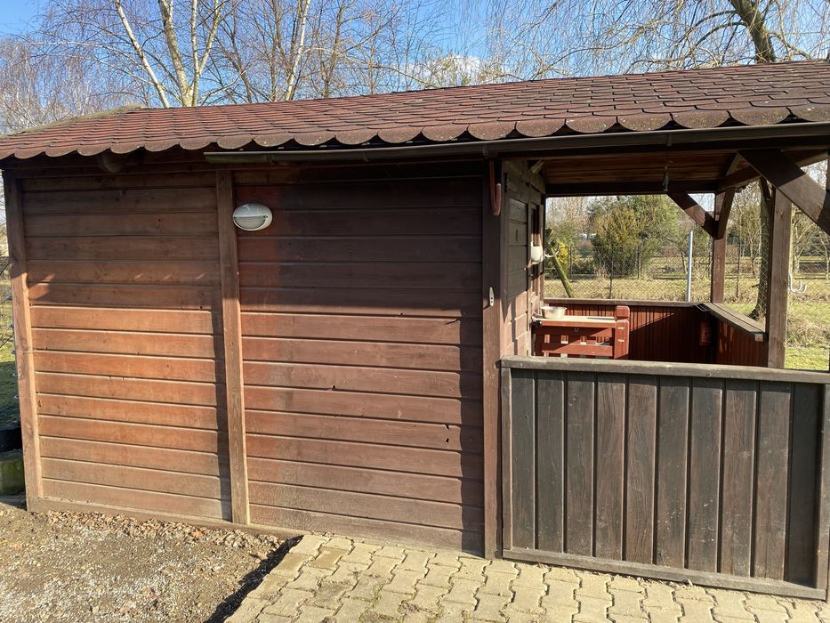 Domek drewniany 3x3 plus taras