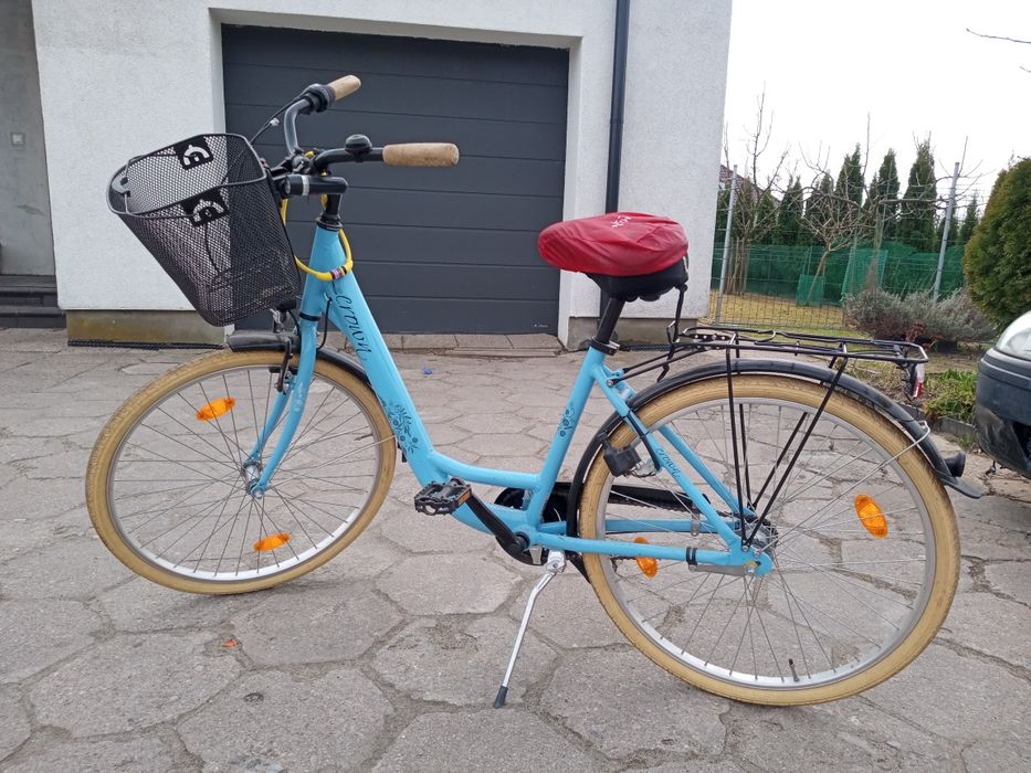 Rower miejski typ holenderski damski Crown