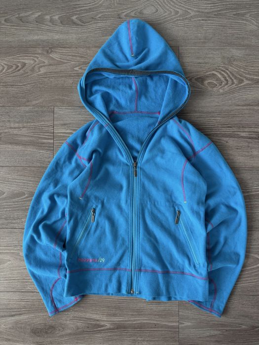 Trekkingowa Wygodna Damska Full Zip Banan Style Bluza Full Rozpinana Norrona 29 Warm1 Haftowane Logo Z Tyłu