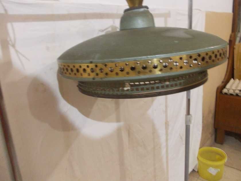Stara lampa wisząca UFO L'DlB BRATYSLAVA lata 60 design vintage