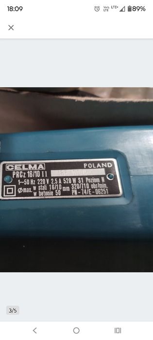 Wiertarka dwubiegowa Celma