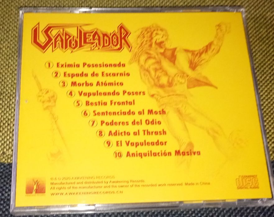 Vapuleador - Aniquilacion Masiva CD Thrash Metal Crossover