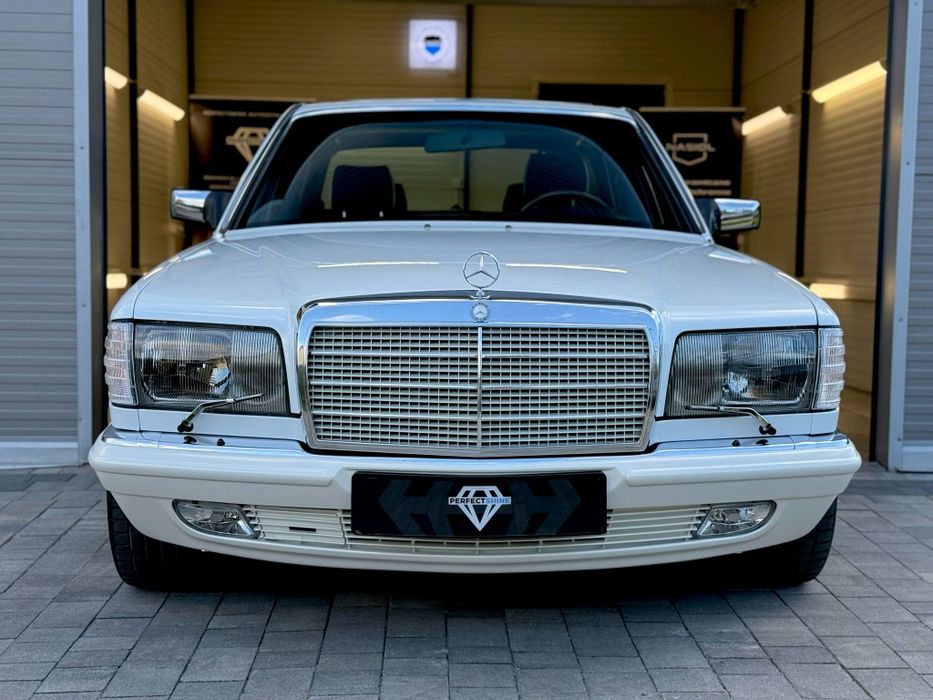 Mercedes w126 biała perła samochód do ślubu auto do ślubu luksus v8