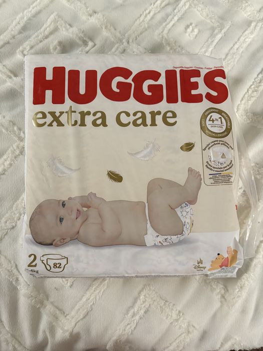 Памперси Huggies extra care (розмір 2)
