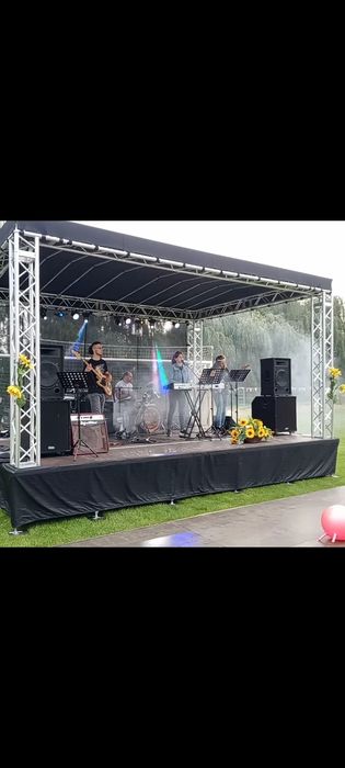 Scena mobilna 6x4  naglośnienie światlo