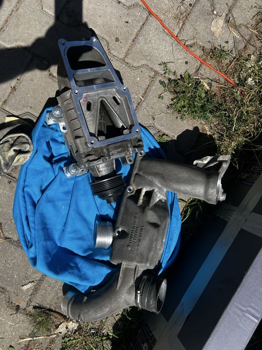Kompresor Eaton M45 / M62 Mercedes M111 + Mniejsze kółko tuningowe + Dolot